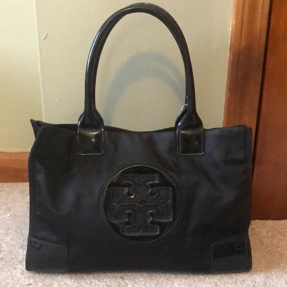 ella patent mini tote